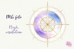 Masonic Compass PNG Sacred Geometry Clipart Spiritual Product Image 1