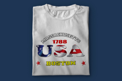 Massachusetts State Pride Graphic Design Product Image 2