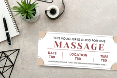 Massage Gift Certificate Printable Canva Coupon Template Product Image 10