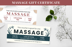 Massage Gift Certificate Printable Canva Coupon Template Product Image 9