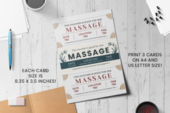 Massage Gift Certificate Printable Canva Coupon Template Product Image 8