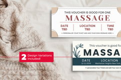 Massage Gift Certificate Printable Canva Coupon Template Product Image 3