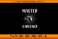 Master Gardener SVG with Watering Can Design Product Image 1