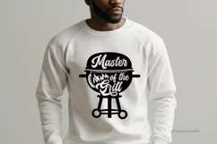 Master Of The Grill SVG | BBQ SVG Cut Files | Barbecue Apron Product Image 3