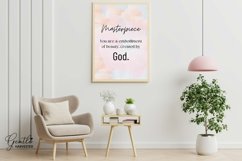 Masterpiece Quote Printable Art, Godly Affirmation Product Image 4