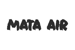 Mata Air Font Product Image 1