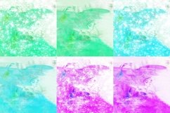 Match Brush Dry Watercolor Digital Papers Glitter Background Product Image 4