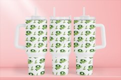 matcha 40oz quencher tumbler sublimation wrap uv dtf wrap SVG high resolution transparent background