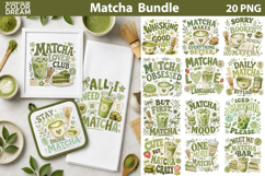 Matcha Bundle | Matcha Quotes Sublimation Product Image 1