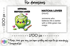 Funny Matcha Lover Definition Mug Wrap, Tea Lover Mug Wrap Product Image 2