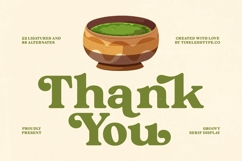 Matcha Holiks - Groovy Serif Display Product Image 20