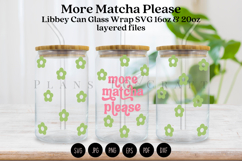 matcha libbey beer can glass full wrap svg presized template for 16oz and 20oz glass for Cricut Silhouette and sublimation