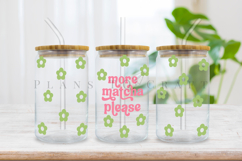 matcha libbey beer can glass full wrap svg presized template for 16oz and 20oz glass for Cricut Silhouette and sublimation