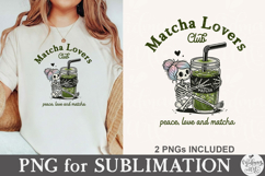 Matcha Lovers Club PNG Product Image 1