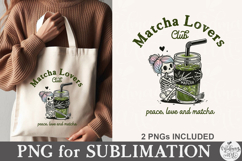 Matcha Lovers Club PNG Product Image 2