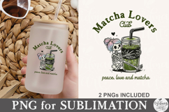 Matcha Lovers Club PNG Product Image 3