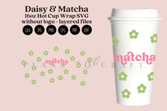 matcha starbucks 16oz hot cup tumbler wrap svg presized template for tumbler grande suitable for cricut and silhouette