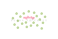matcha starbucks 16oz hot cup tumbler wrap svg presized template for tumbler grande suitable for cricut and silhouette