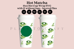 matcha starbucks 16oz hot cup tumbler wrap svg presized template for tumbler grande suitable for cricut and silhouette