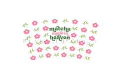 matcha starbucks 16oz hot cup tumbler wrap svg presized template for tumbler grande suitable for cricut and silhouette
