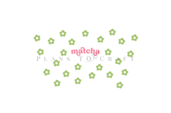 matcha starbucks 24oz cold cup tumbler wrap svg presized template for tumbler venti suitable for cutting machine or sublimation