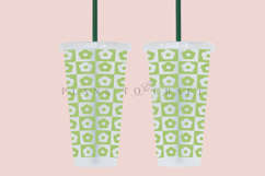 matcha starbucks 24oz cold cup tumbler wrap svg presized template for tumbler venti suitable for cutting machine or sublimation