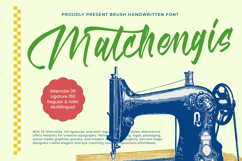 Matchengis - Brush Handwritten Font Product Image 1