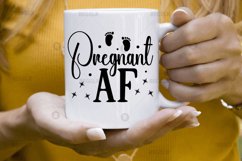 Pregnant af SVG, Pregnancy SVG Design Product Image 2