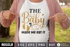 baby shower gift, the baby made me, Pregnancy Shirt, baby announcement, maternity shirt, pregnancy reveal, Baby Announcement