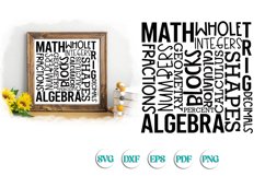 Math School Subway Svg Cutfile Product Image 1