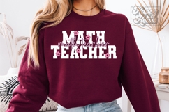 Math Teacher SVG PNG Product Image 2