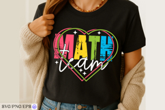 Math Team SVG, Funny Teacher Shirt Design for Back to School Product Image 1