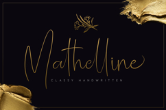 Matheline - Classy Handwritten Product Image 1