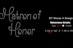 Rhinestone Matron of Honor Wedding Sticky Flock Template - 4 Product Image 2