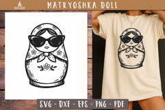 Matryoshka Doll SVG Vintage design