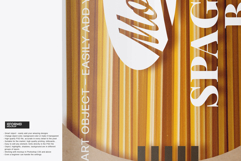 Kraft Spaghetti Pasta Bag Mockup Product Image 2