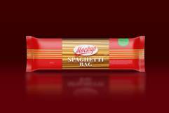 Matte Spaghetti Pasta Bag Mockup Product Image 3