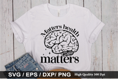 Mental Health Quotes Design - Mental Health T-shirt Design Product Image 5