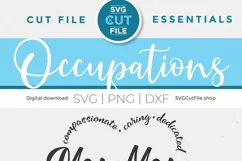 Mawmaw svg with heart tall Pinterest image for Cricut or Silhouette machines