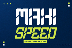 Maxispeed | The Ultimate Sport Display Font Product Image 1