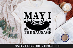 Barbecue SVG Design - May i suggest the sausage Product Image 4