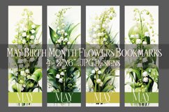 Floral Bookmark, May Bookmark, Lily of the Valley Bookmarks Product Image 1