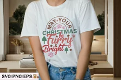 Christmas Funny Dog Saying SVG t-shirt Design Product Image 3