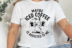 Maybe Iced Coffee Is Addicted to Me SVG Product Image 2