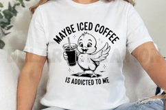 Maybe Iced Coffee Is Addicted to Me SVG Product Image 2