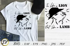 Farmhouse Svg. In Like A Lion Out Like A Lamb. Lamb SVG. Product Image 1