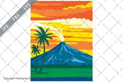 Mayon Volcano Natural Park in Bicol Region Philippines WPA Product Image 1