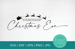 Farmhouse Christmas Sign SVG - May You Never Be Too Old Product Image 1