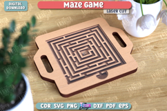 Maze Game Laser Cut Bundle, Wooden Puzzle Set, Board Game Product Image 4