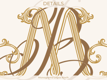 MB BM Wedding Monogram Logo | Elegant Initials Vector Product Image 7